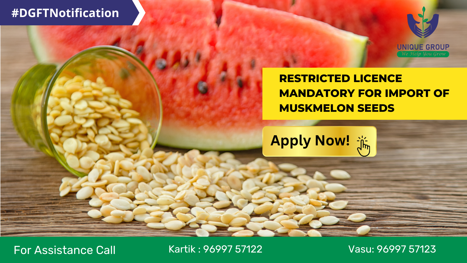 Restricted licence watermelon seeds