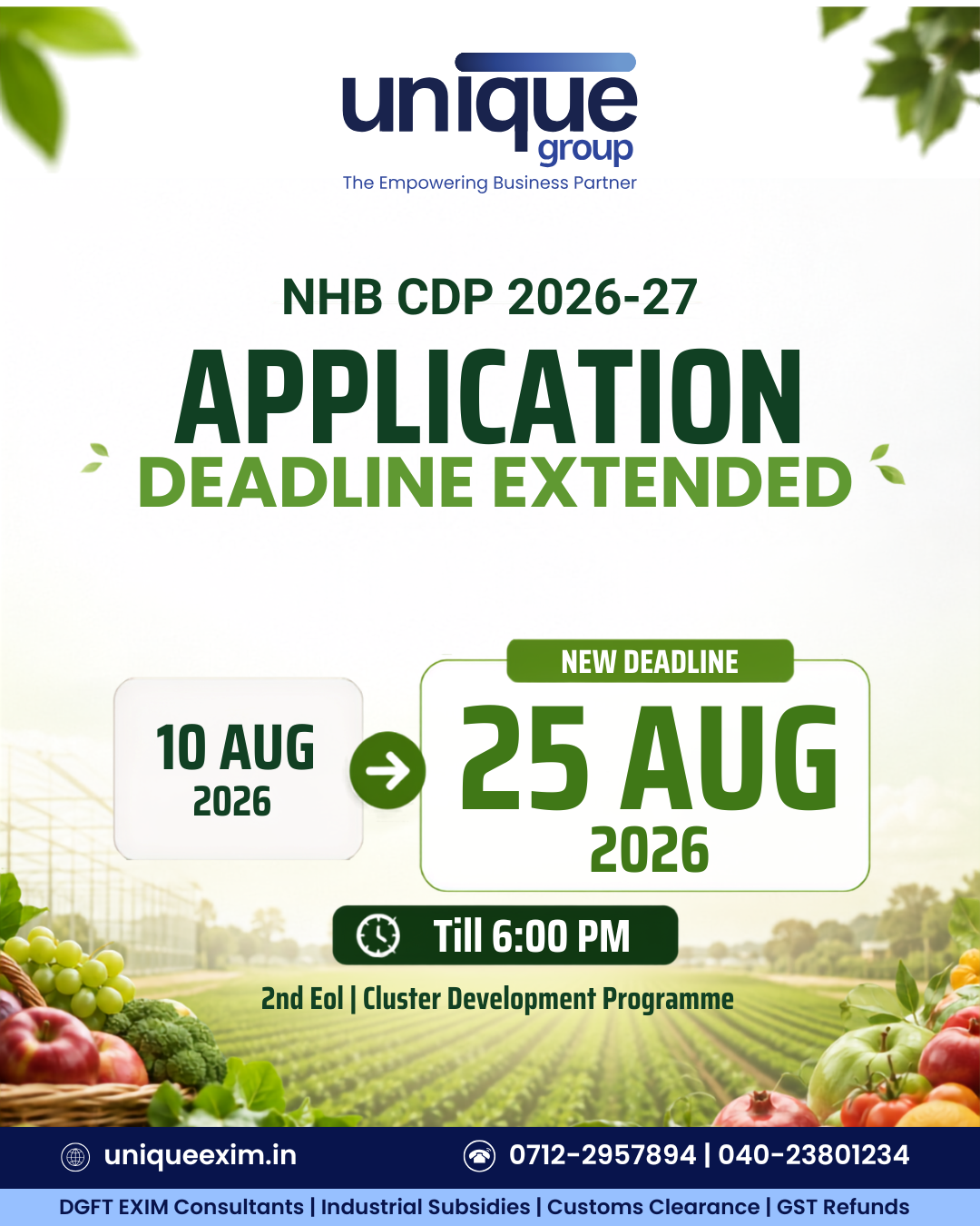 horticulture cluster development scheme