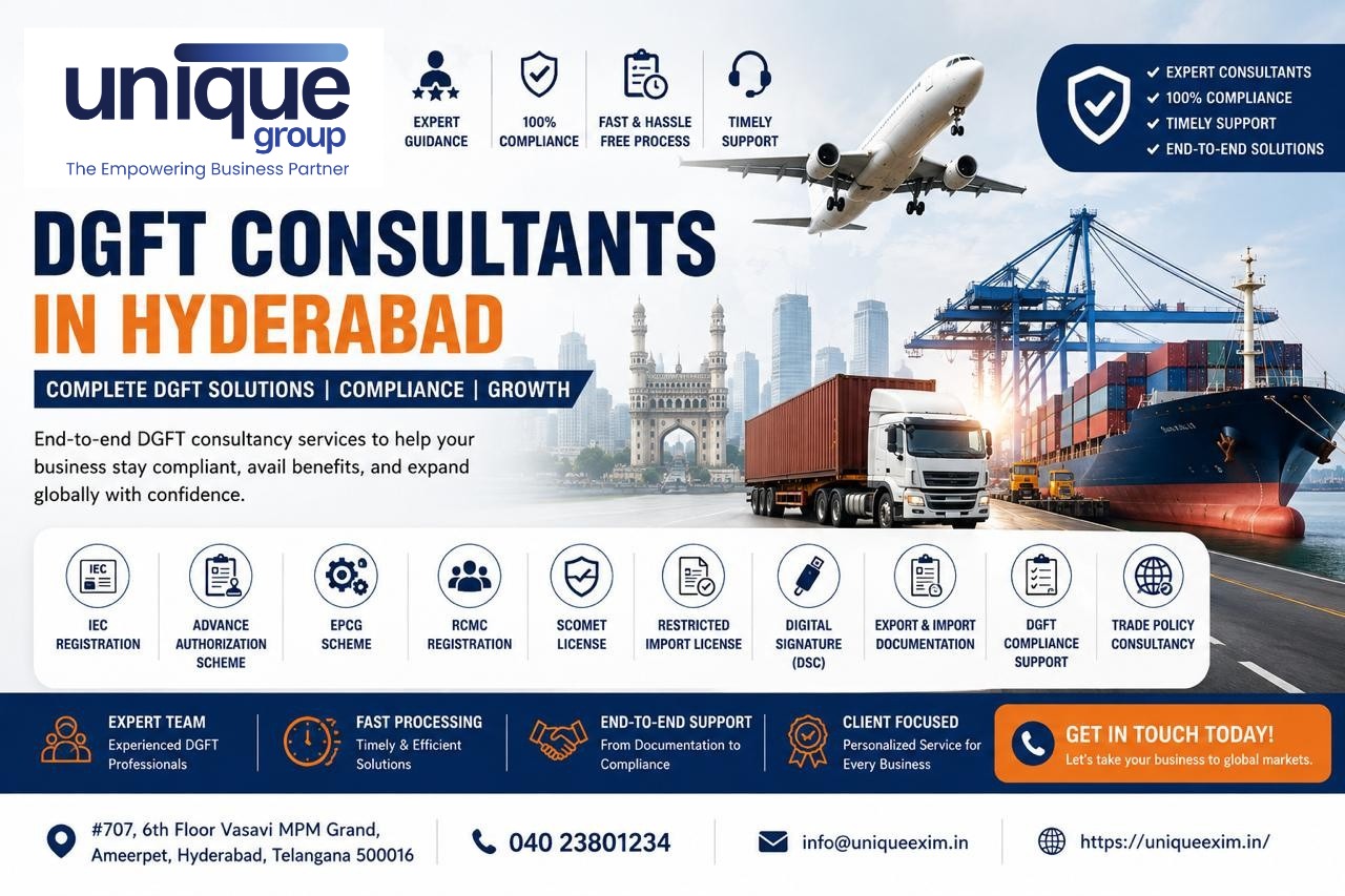 Best DGFT Consultants Hyderabad
