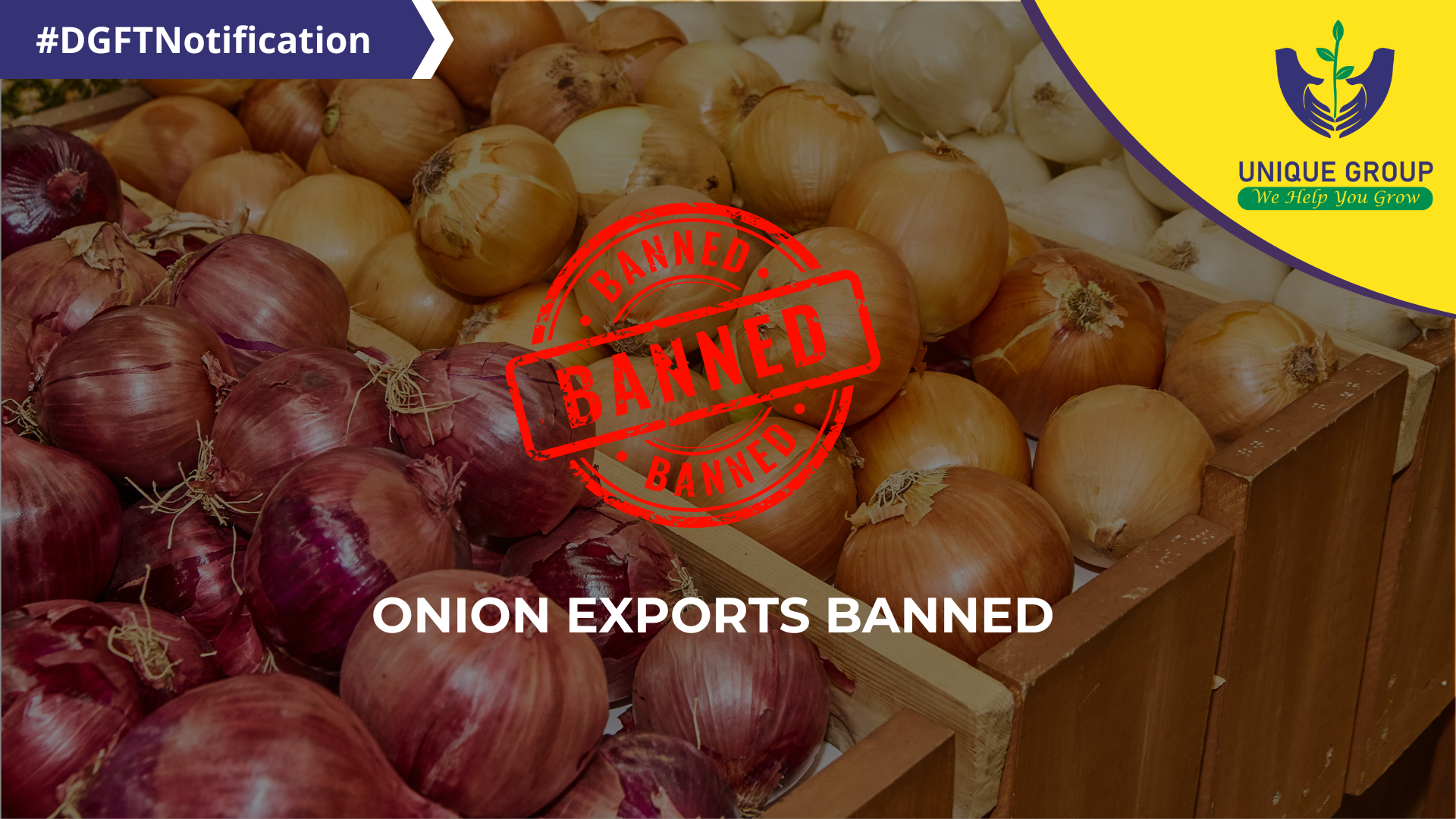 Onions Export Banned
