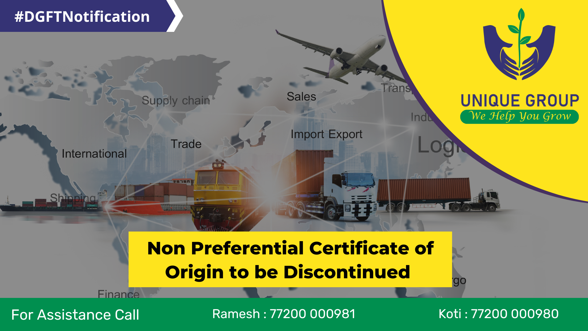 Non Preferential Certificate of Origin to be Discontinued