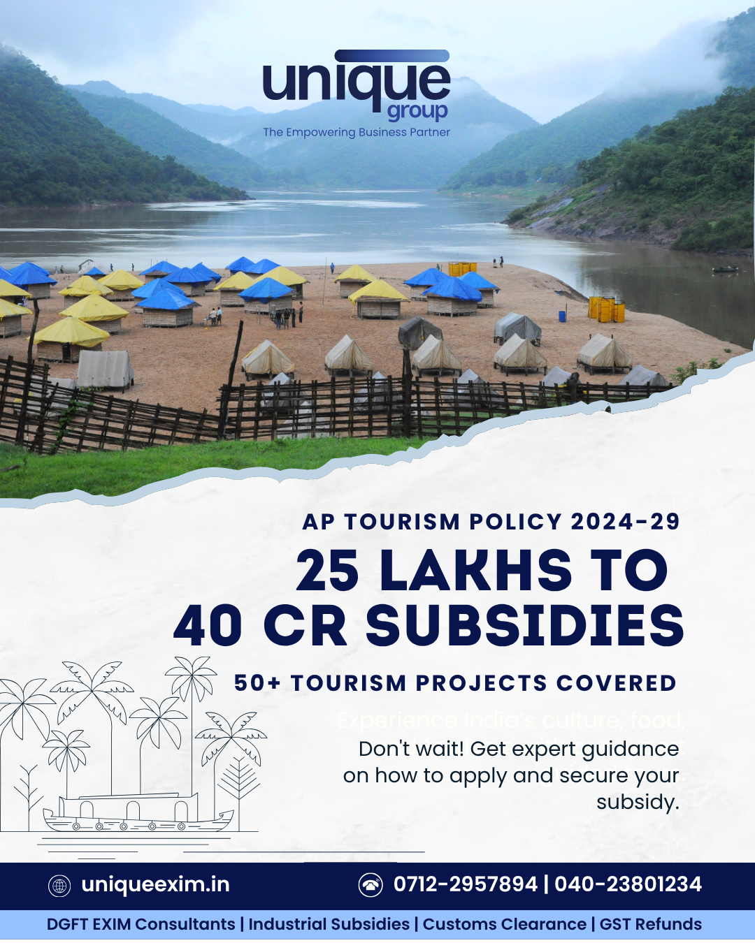 Andhra Pradesh Tourism Policy 2024-29 Subsidies and Investment Guide by Unique Group